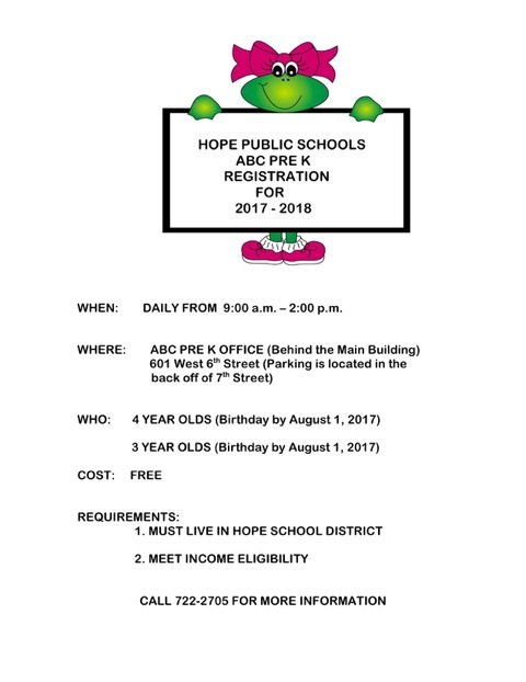 Preschool registration set
