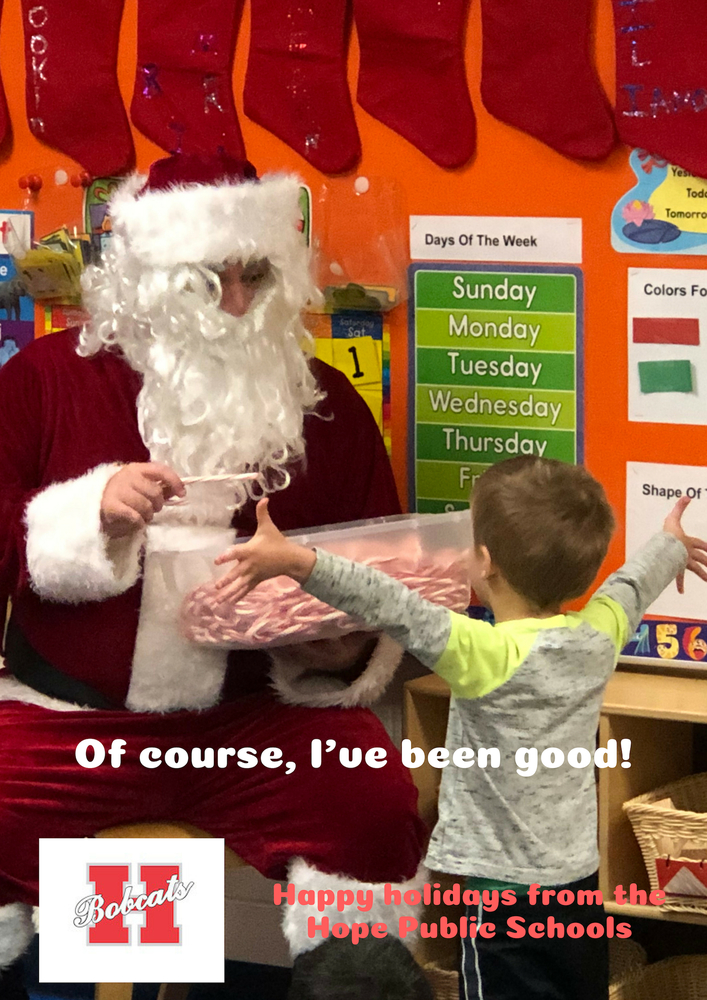 Happy Holidays from Hope Public Schools