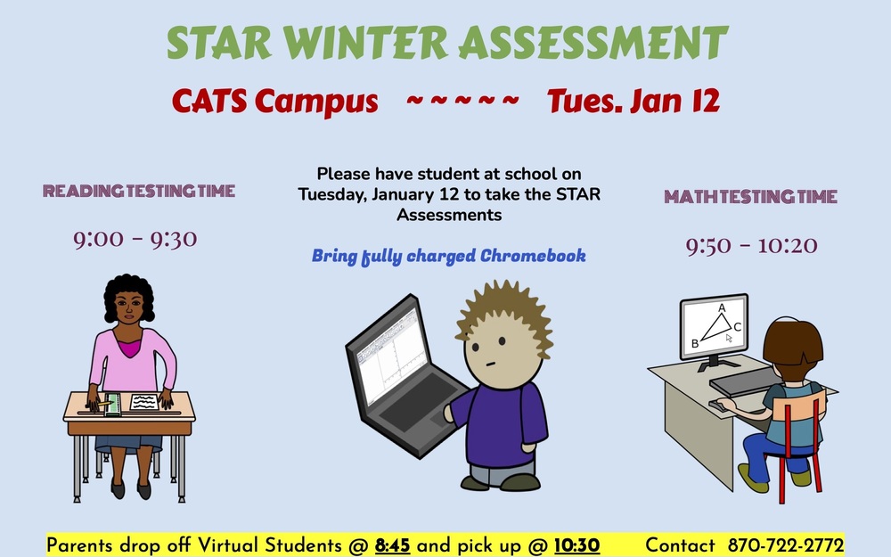 STAR winter assessment scheduled