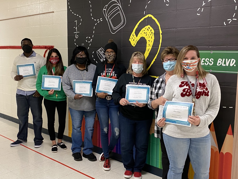 December CPS Employees of the Month