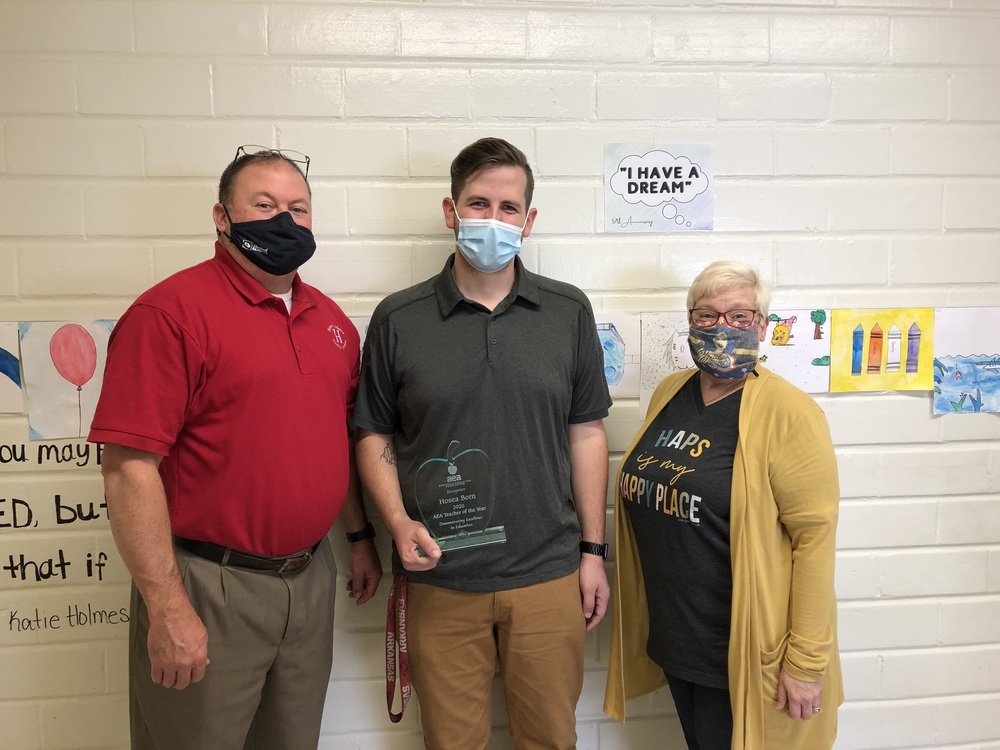 Born is AEA Teacher of the Year