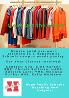 Give clothes new life at HPS pantries