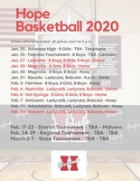Hope Basketball 2020