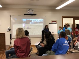 Students spotlight successes for board