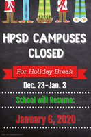 HPSD holiday break slated