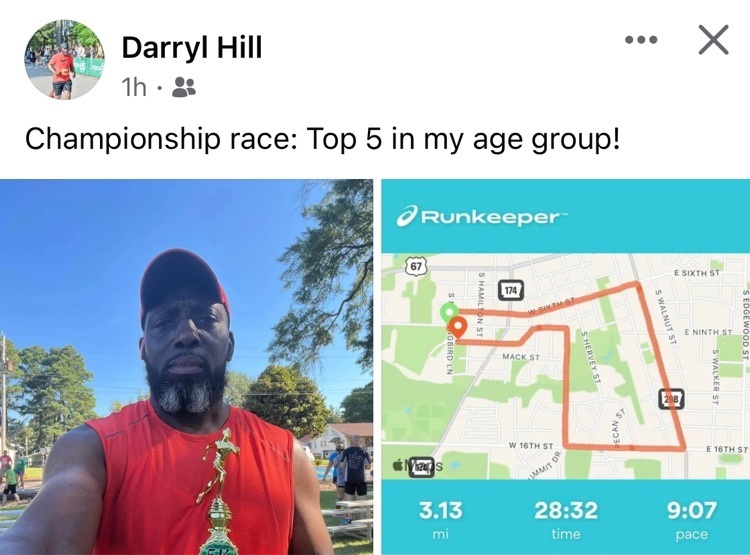darryl hill 3rd place