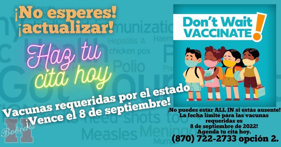 immunizations due sept 8