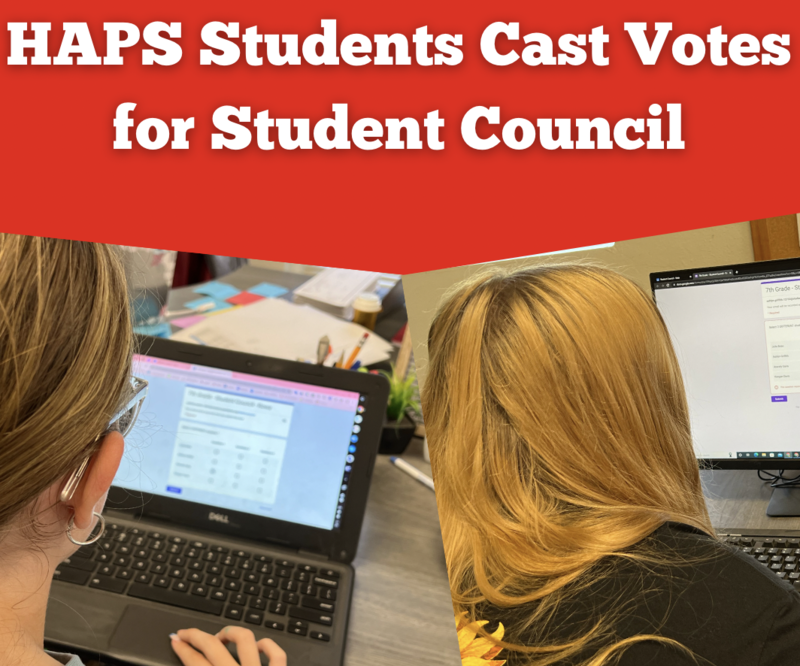 HAPS Students Cast Votes
