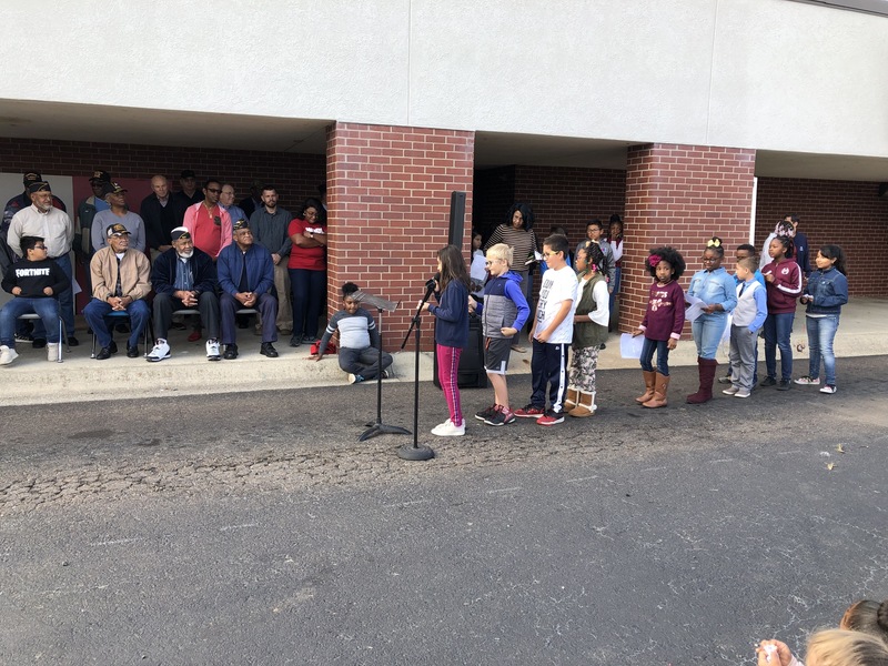 CPS salutes veterans William Jefferson Clinton Primary